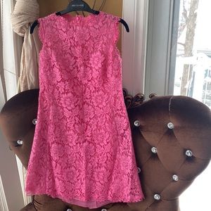 Valentino lace pink dress